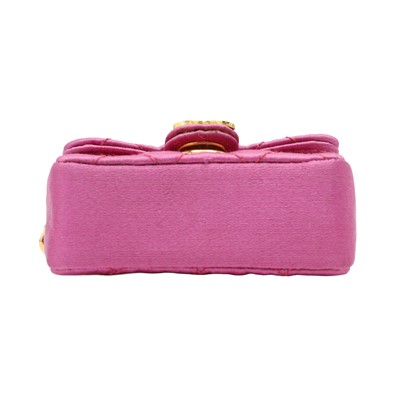 Lot 37 - Chanel Pink Toy Micro Flap Bag