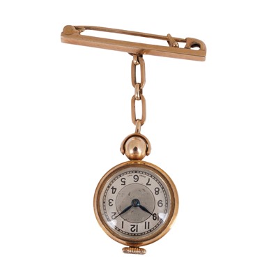 Lot 157 - Ladies' Vintage 'Buren' Nurse's Watch