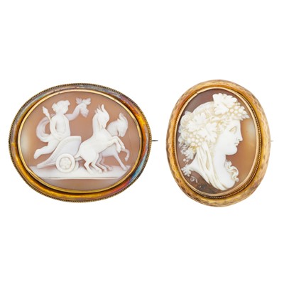 Lot 489 - Two cameos