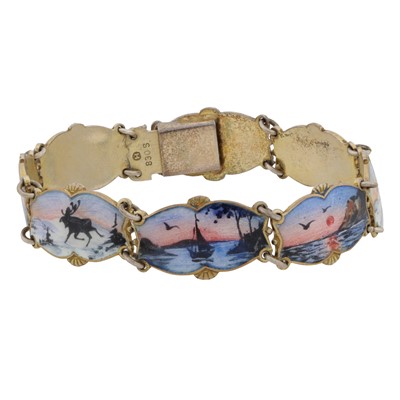 Lot 239 - Ivar T. Holth | An enamelled bracelet