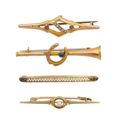 Lot 488 - Four brooches