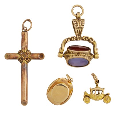 Lot 481 - Four charms