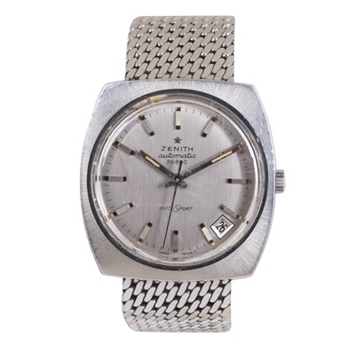 Lot 95 - Men's Zenith 'Auto Sport' Bracelet Watch