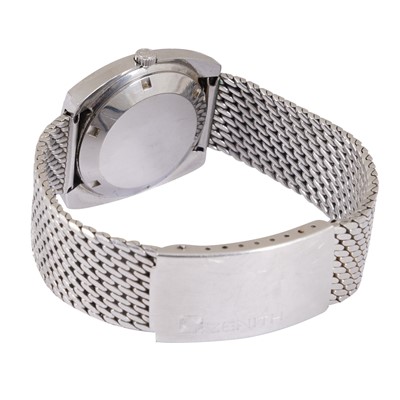 Lot 95 - Men's Zenith 'Auto Sport' Bracelet Watch