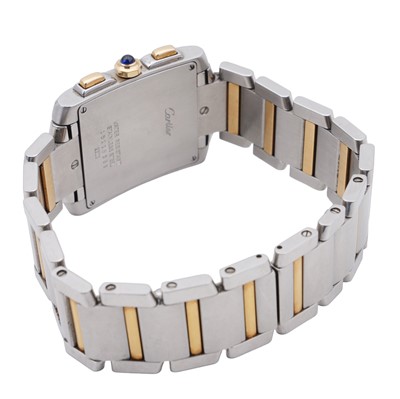 Lot 59 - Cartier 'Tank Française Chronoflex' Bracelet Watch