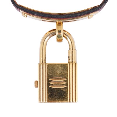 Lot 147 - Ladies' Hermès 'Kelly Padlock' Wristwatch