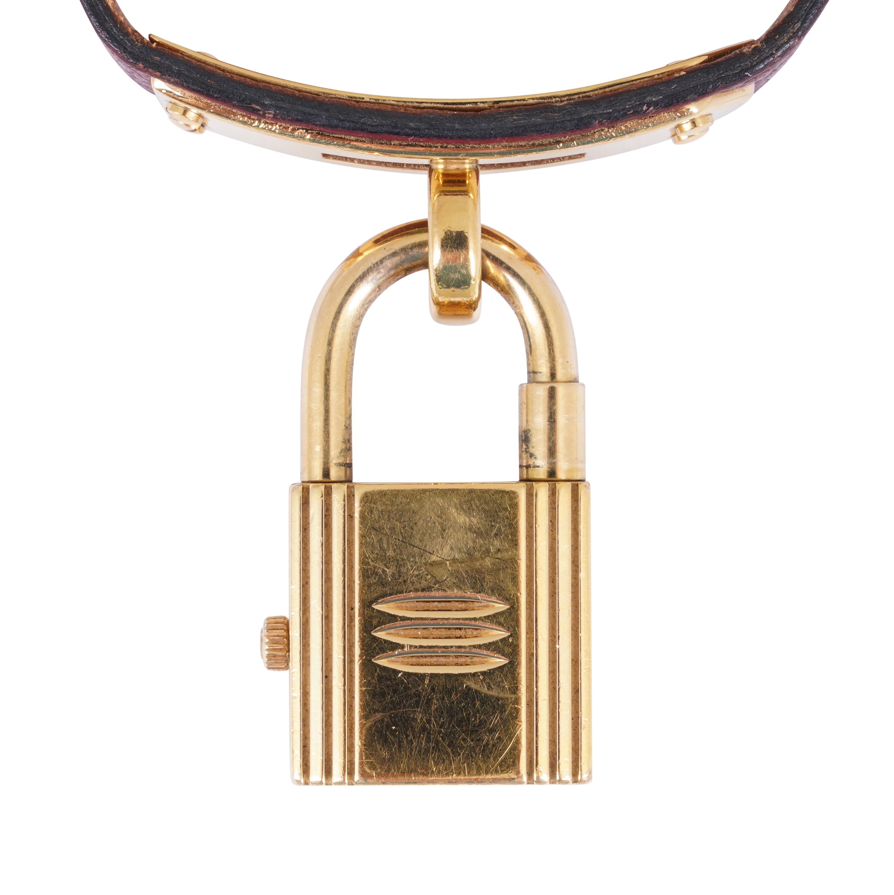 Lot 147 - Ladies' Hermès 'Kelly Padlock' Wristwatch