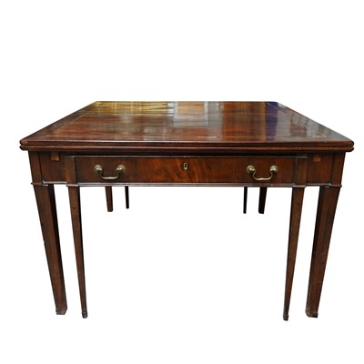 Lot 184 - A George III mahogany architect's table