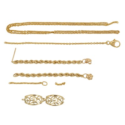 Lot 427 - A collection of spare jewellery parts