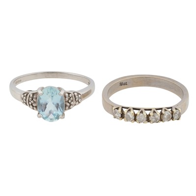Lot 38 - Two rings
