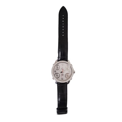 Lot 66 - Men's Jacob & Co ' Five Time Zone' Wristwatch