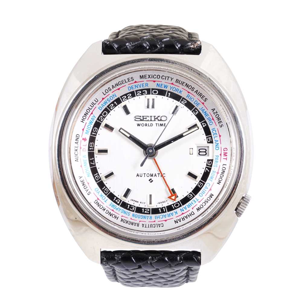 Lot 49 - Men's Seiko 'World Time' Wristwatch