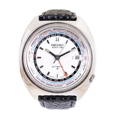 Lot 49 - Men's Seiko 'World Time' Wristwatch
