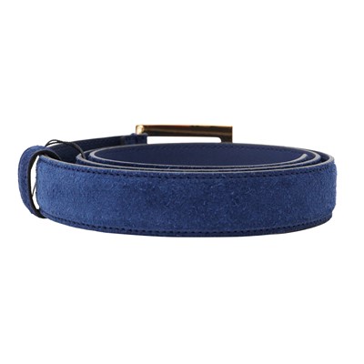 Lot 76 - Gucci Navy G Cube Belt - Size 80