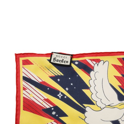 Lot 81 - Gucci Zodiac Cosmic Eye Silk Scarf 90
