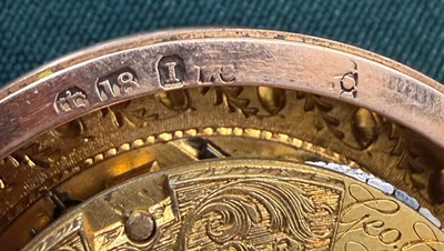 Lot 1 - George Graham, London/Louis Comtesse, London - Open-Faced Cylinder Pocket Watch