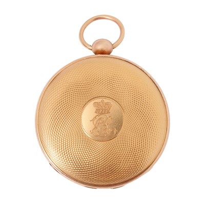 Lot 1 - George Graham, London/Louis Comtesse, London - Open-Faced Cylinder Pocket Watch