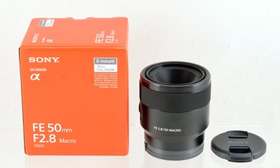 Lot 193 - Sony FE 50mm f2.8 Macro Lens.