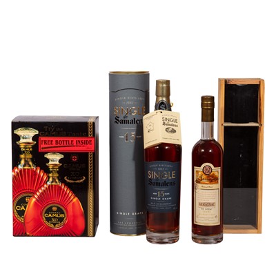 Lot 160 - Mixed Armagnac and Cognac - 3 bottles
