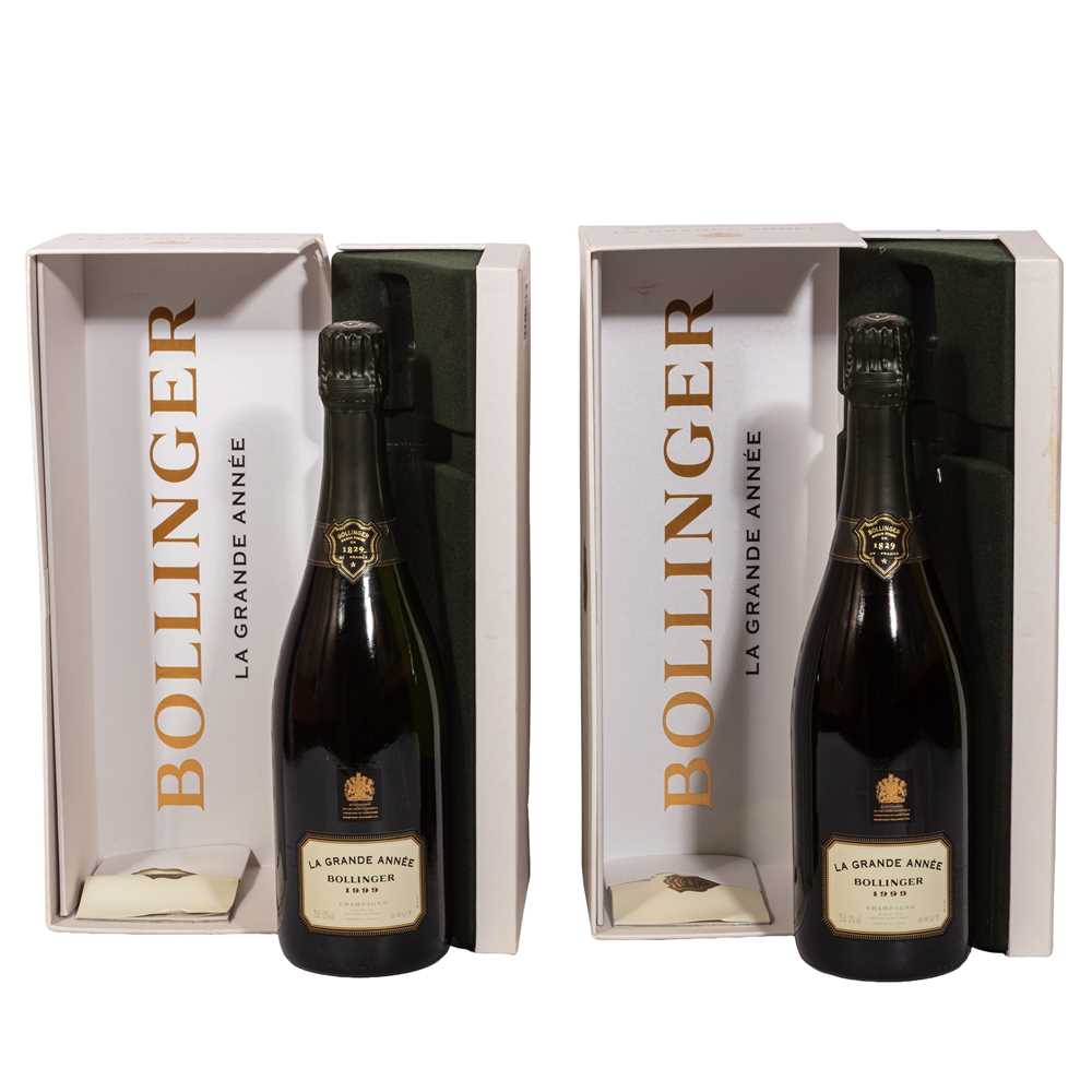 Lot 1 - Bollinger Grande Annee 1999 - 2 bottles