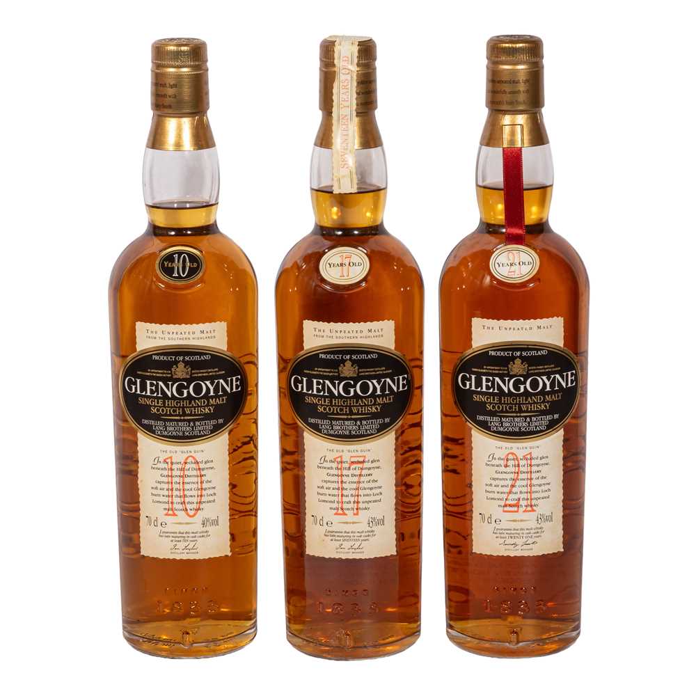 Lot 225 - Glengoyne Millenium Selection - 3 bottles
