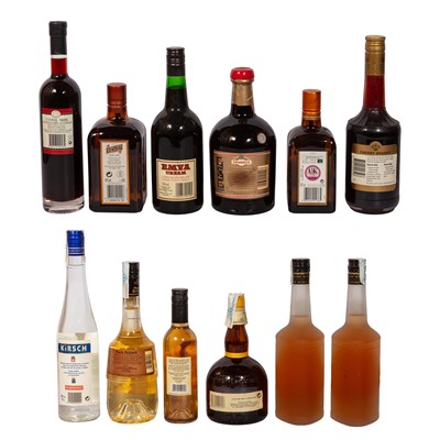 Lot 193 - Assorted Liqueurs - 12 bottles
