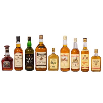 Lot 335 - Assorted Whiskies - 9 bottles