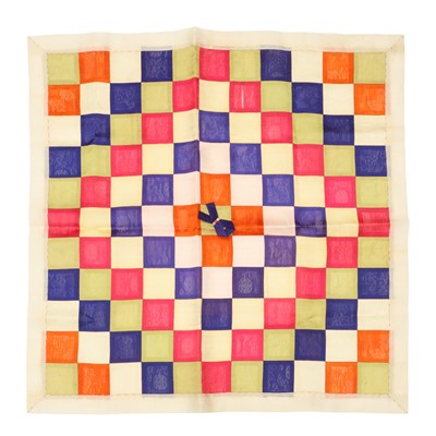 Lot 268 - A Korean 'jogakbo' patchwork silk wrapping cloth, Jogakbo, Joseon Dynasty, 19th Century