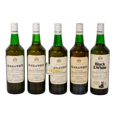 Lot 309 - Black and White - 5 bottles