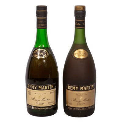 Lot 153 - Remy Martin Champagne Cognac (various eras) - 2 bottles