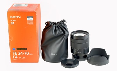 Lot 191 - Sony FE 24-70mm f4 OSS Zoom Lens.