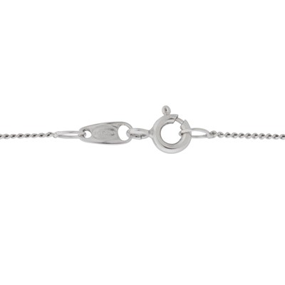 Lot 72 - An aquamarine and diamond pendant necklace