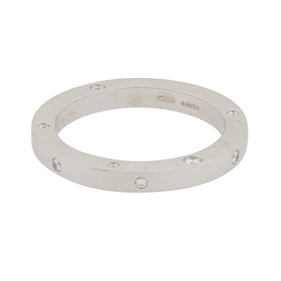Lot 356 - Boodle & Dunthorne | A diamond band ring, circa 2001