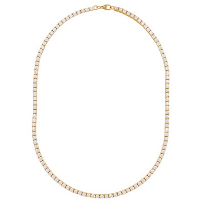 Lot 78 - A tennis necklace
