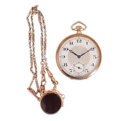 Lot 20 - 1930's - Open-faced Pocket Watch