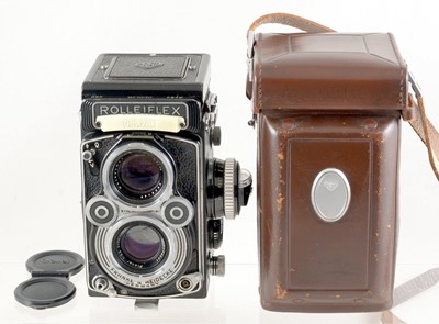 Lot 297 - Metred Rolleiflex 3.5F TLR Camera.