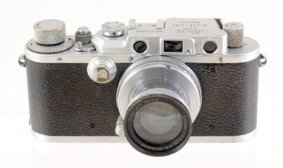 Lot 239 - Chrome Leica IIIa Camera.