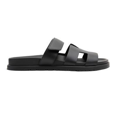 Lot 200 - Hermes Black Chypre Sandal - Size 39