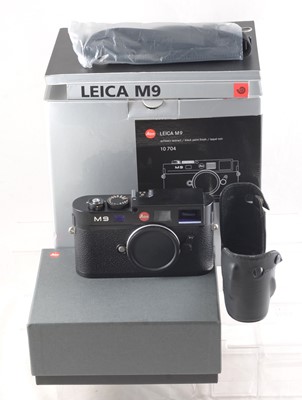 Lot 270 - Black Leica M9 Digital Rangefinder Body.