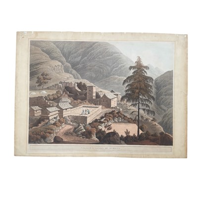 Lot Fraser (James Baillie) Two hand-coloured aquatints from 'Views in the Himala Mountains'