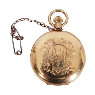Lot 7 - J. B. Yabsley - Half Hunter Fob Watch