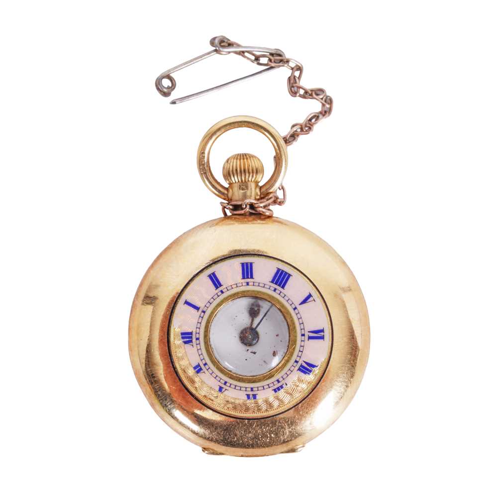 Lot 7 - J. B. Yabsley - Half Hunter Fob Watch