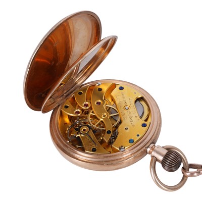 Lot 4 - Longines (T.W.Long & Co Retailed) - Open-Faced Pocket Watch and Chain