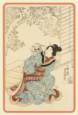 Lot 165 - Utagawa Kunisada 歌川 国貞 (Toyokuni III, Japanese, 1786-1865)