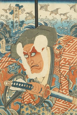 Lot 166 - Utagawa Kunisada 歌川 国貞 (Toyokuni III, Japanese, 1786-1865)