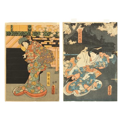 Lot 222 - Utagawa Kunisada 歌川 国貞 (Toyokuni III, Japanese, 1786-1865)