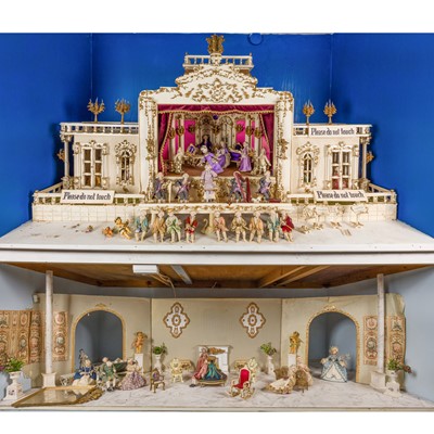 Lot 56 - Two level Versailles Style Scene