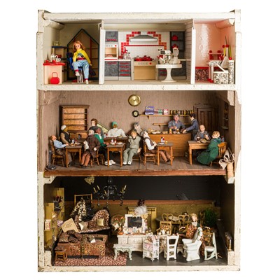 Lot 68 - Her First Doll House - Triptych