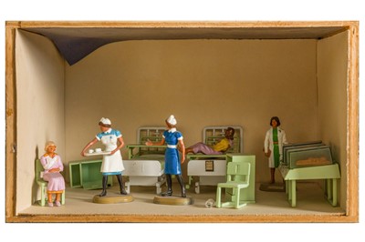 Lot 115 - Miniature Hospital scene
