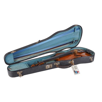 Lot 354 - A cased late 19th Century German violin after Joseph Klotz